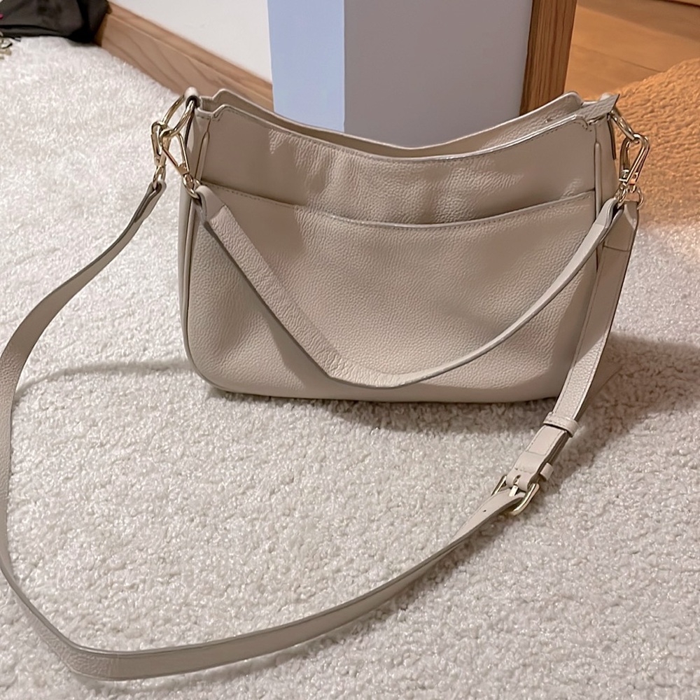 Nordstrom Nude/Beige Handle & Crossbody Purse ✨
